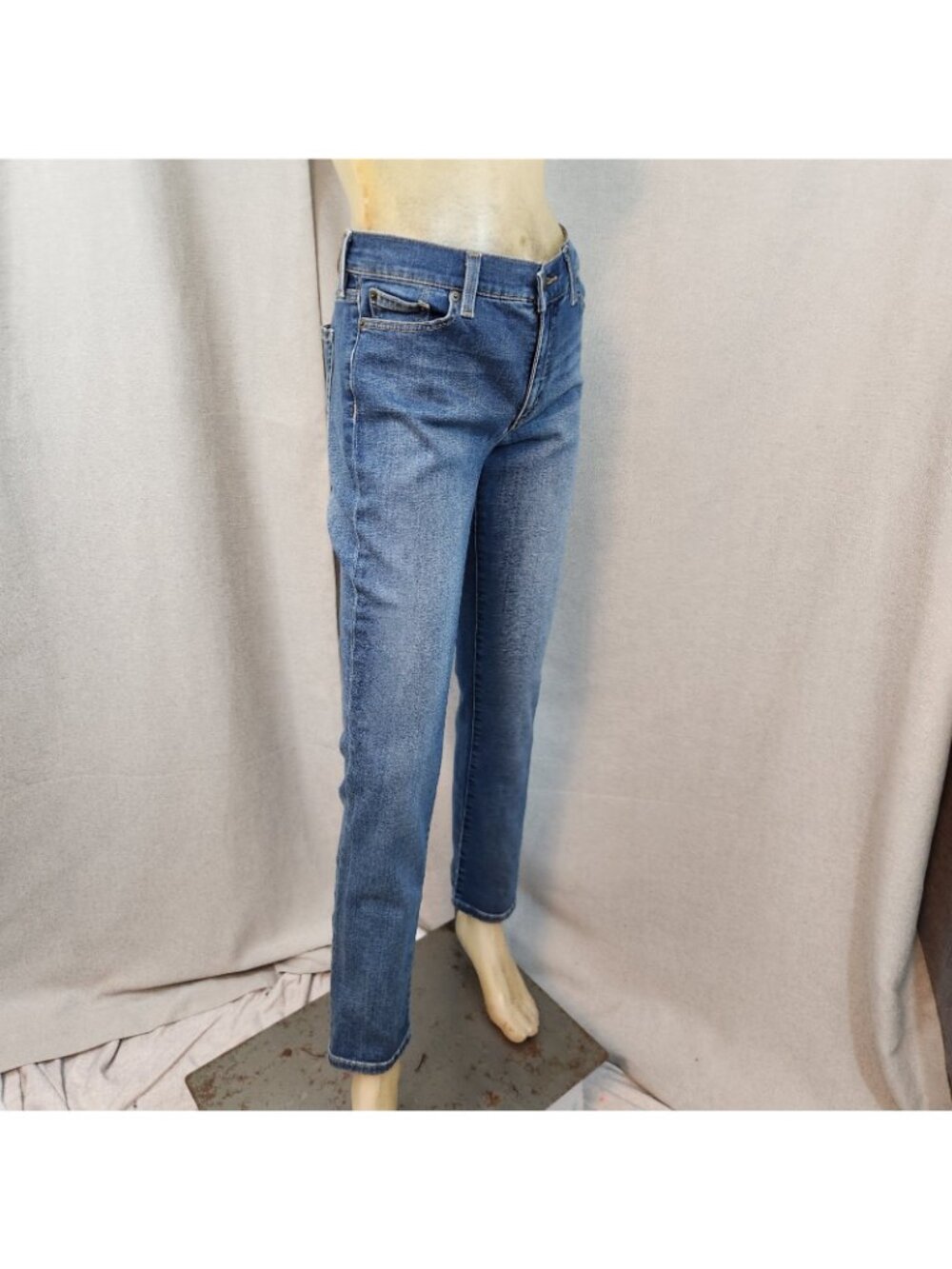 Lauren Ralph Lauren Blue Classic Straight Denim Jeans Pants Size 6 SMALL 29W - Picture 3 of 7